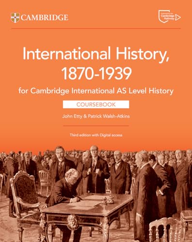 History textbook cover with a sepia-toned photo of men signing documents.