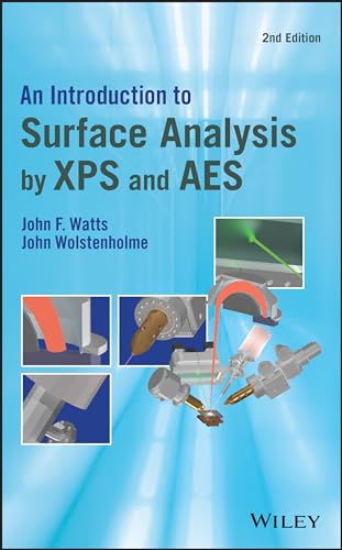 Book cover: “An Introduction to Surface Analysis” with scientific instrument images.