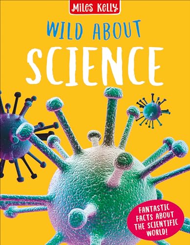 Book cover with colorful illustrations of viruses and the title "Wild About Science.