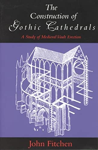 Book cover with a line drawing of Gothic cathedral vault construction.