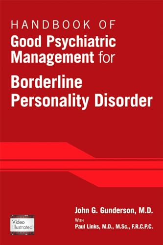 Book cover with red background and white text titled Handbook of Good Psychiatric Management.