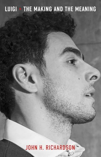 Book cover: black and white portrait of a man, "Luigi" title.