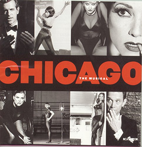 CD cover for "Chicago: The Musical" with black and white photos.