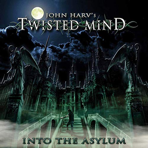 CD cover: dark, gothic asylum scene with a full moon and figures.