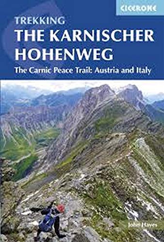 Book cover depicting a hiker in mountainous terrain, Austria and Italy.