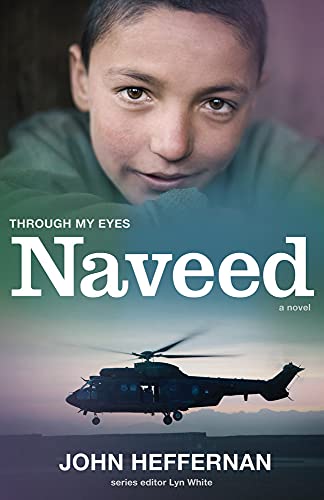 Book cover: young man’s portrait with helicopter in blurred background.