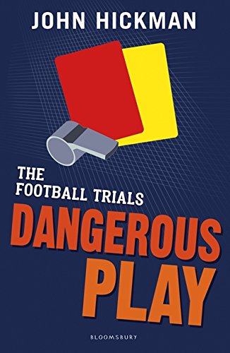 Book cover: red and yellow cards, a whistle, and bold text.