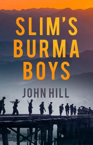 Book cover: soldiers on a bridge with mountainous, orange-toned background.