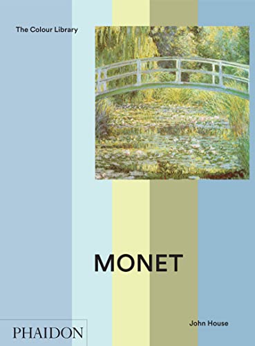 Book cover featuring Monet’s “Water Lilies” painting with a Japanese bridge.