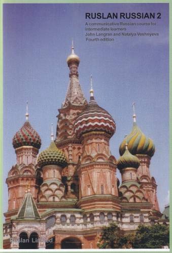 Ruslan Russian 2 textbook cover with colorful Saint Basil's Cathedral.