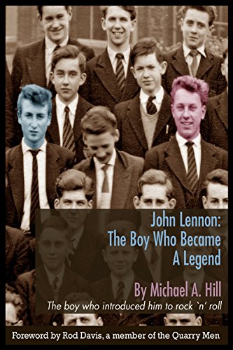 "Book cover with sepia-toned photo of young men, two highlighted in color."