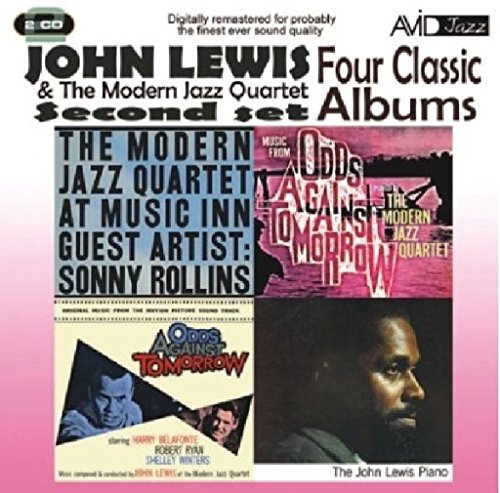 CD cover for John Lewis & The Modern Jazz Quartet’s four albums.