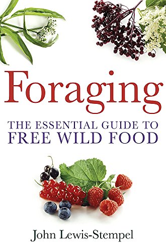 Book cover titled Foraging with illustrations of various wild berries and plants.