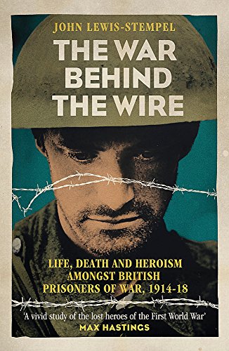 Book cover: WWI British soldier’s face with barbed wire foreground.