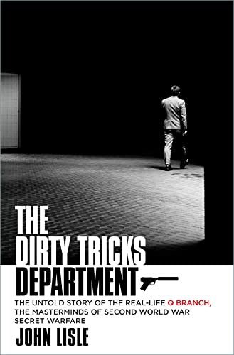 Book cover: man walking down a hallway, title "The Dirty Tricks Department".
