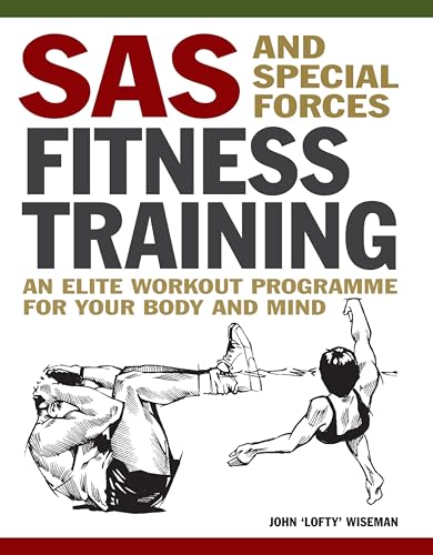 Book cover titled SAS and Special Forces Fitness Training featuring illustrations of exercising people.