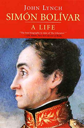 Book cover: portrait of Simón Bolívar in military uniform.