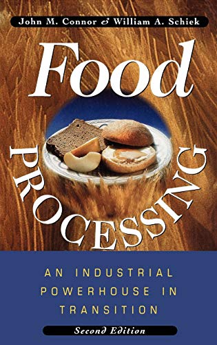 Book cover for "Food Processing," showing bread and fruit on a plate.