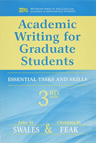 The cover of the book Academic Writing for Graduate Students, Third Edition.