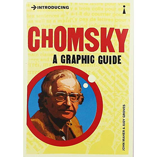 Book cover: "Chomsky - A Graphic Guide" featuring a portrait of Noam Chomsky.