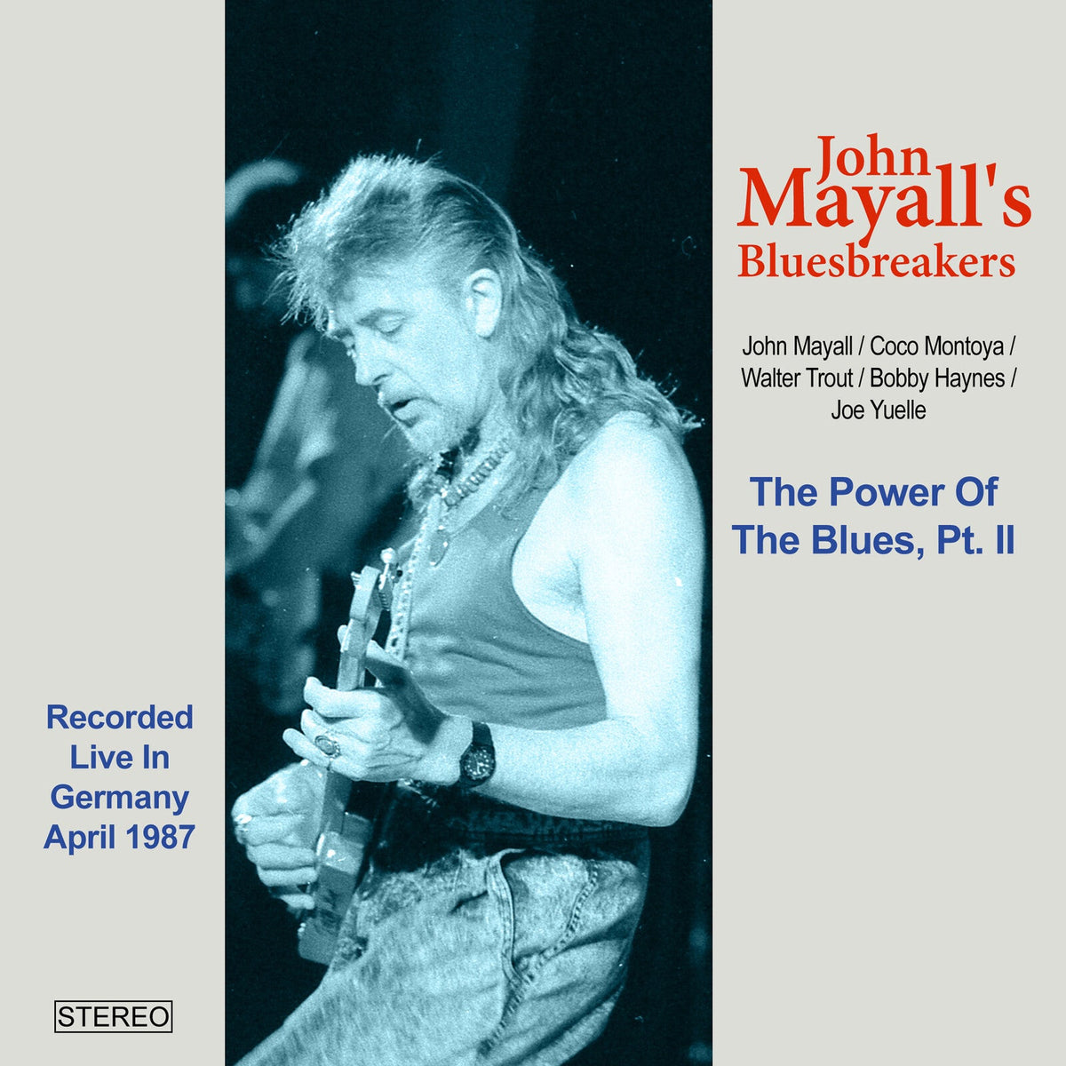 CD cover for John Mayall’s Bluesbreakers’ “The Power Of The Blues, Pt. II”.