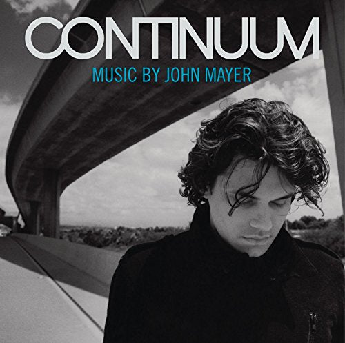 John Mayer’s “Continuum” CD cover: portrait under a highway overpass.