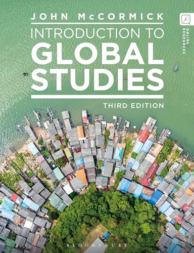 Book cover: "Introduction to Global Studies" with a coastal village image.