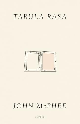 Book cover: “Tabula Rasa” by John McPhee, featuring an open sketchbook.