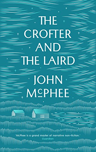 Book cover with white text on a teal background featuring stylized landscape illustrations.