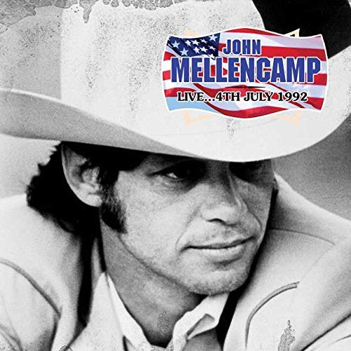 John Mellencamp album cover featuring a portrait with a cowboy hat.