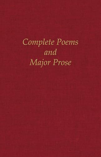 Red book cover with gold text: "Complete Poems and Major Prose".
