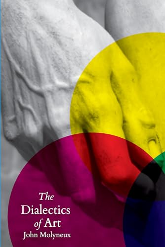 Book cover with sculpture fragments overlaid by colorful circles and text.