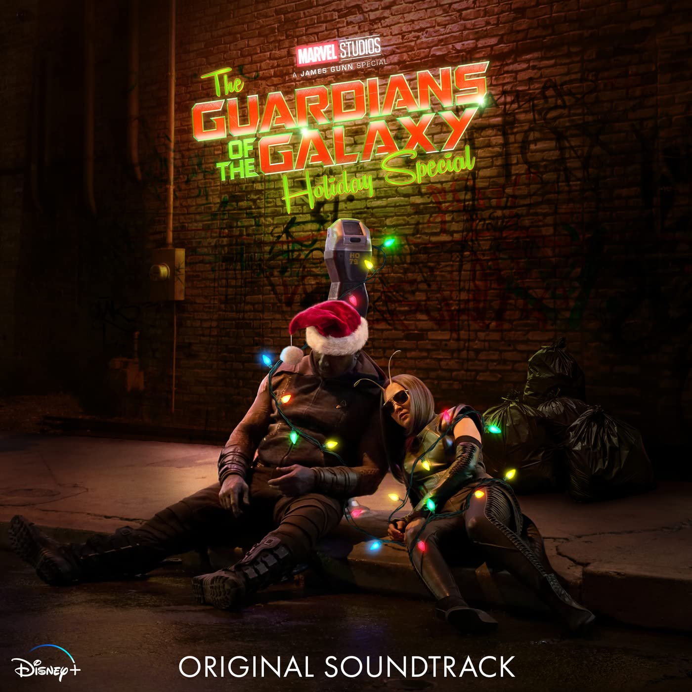 Guardians of the Galaxy Holiday Special vinyl record cover with characters.