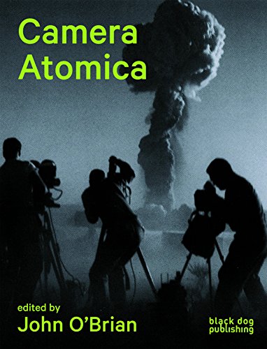 Book cover: silhouettes of camera operators filming a nuclear explosion.
