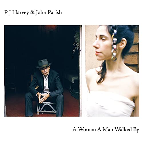 Album cover featuring portraits of PJ Harvey and John Parish.