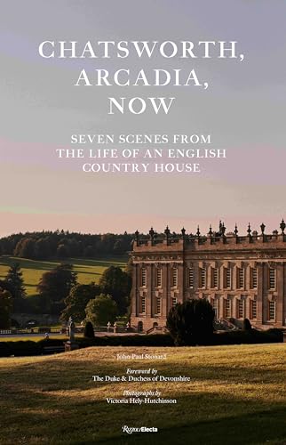 Book cover featuring Chatsworth House and rolling green hills.