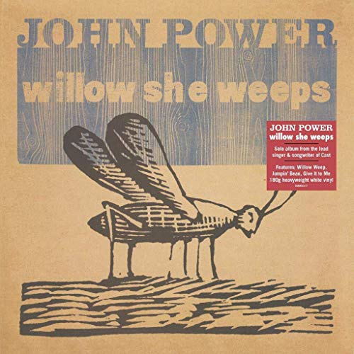 John Power’s “Willow She Weeps” vinyl album cover with a cricket illustration.