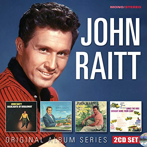 John Raitt album cover with his portrait and four smaller album images.
