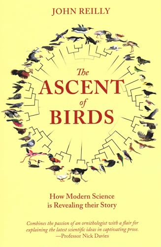 Book cover: "The Ascent of Birds" with a circular bird illustration.