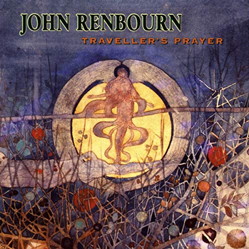 CD cover for John Renbourn’s “Traveler’s Prayer” with artful, swirling imagery.