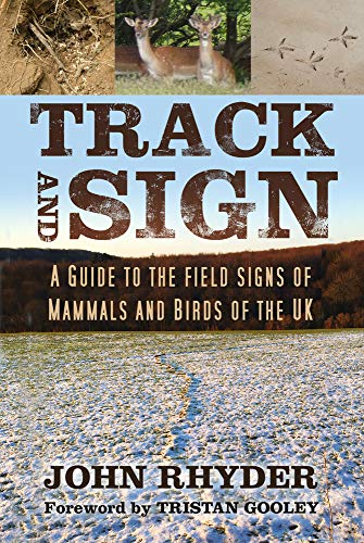 Book cover: “Track and Sign” guide to UK mammal and bird signs.