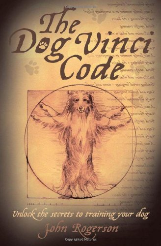 Book cover featuring a dog posed like Leonardo da Vinci’s Vitruvian Man.