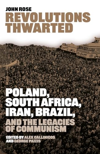 Book cover with text “Revolutions Thwarted” and a crowd scene in sepia tones.