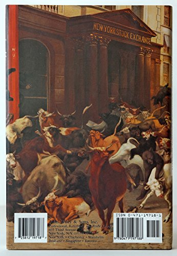 Book cover depicting a chaotic scene of bulls and the New York Stock Exchange.