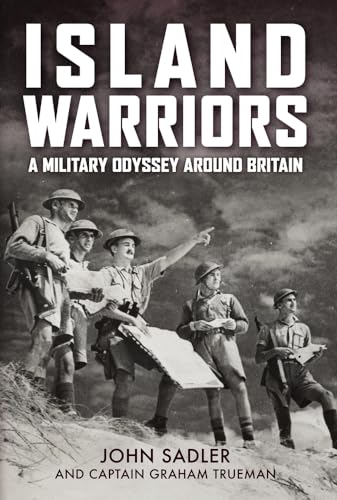 Book cover: vintage photo of soldiers with map, titled "Island Warriors".