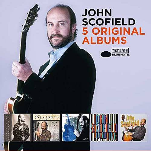 John Scofield CD box set with portrait and album covers.
