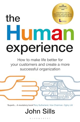Book cover with title "The Human Experience" and abstract hand imagery.