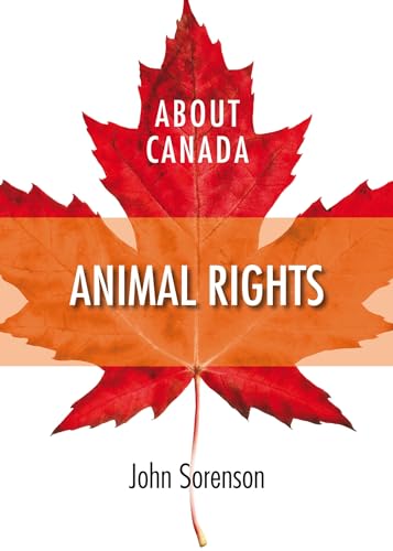 Book cover: "About Canada: Animal Rights" with a maple leaf.