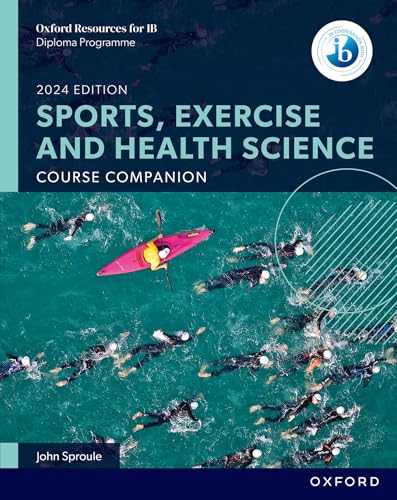 Textbook cover for IB Sports, Exercise and Health Science, 2024 edition.
