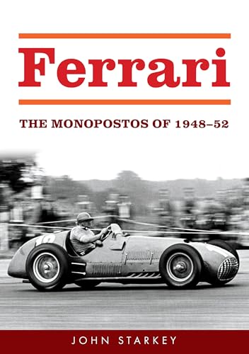 Book cover featuring a vintage Ferrari race car and the title in red text.